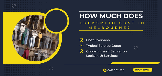 Locksmith cost in Melbourne.